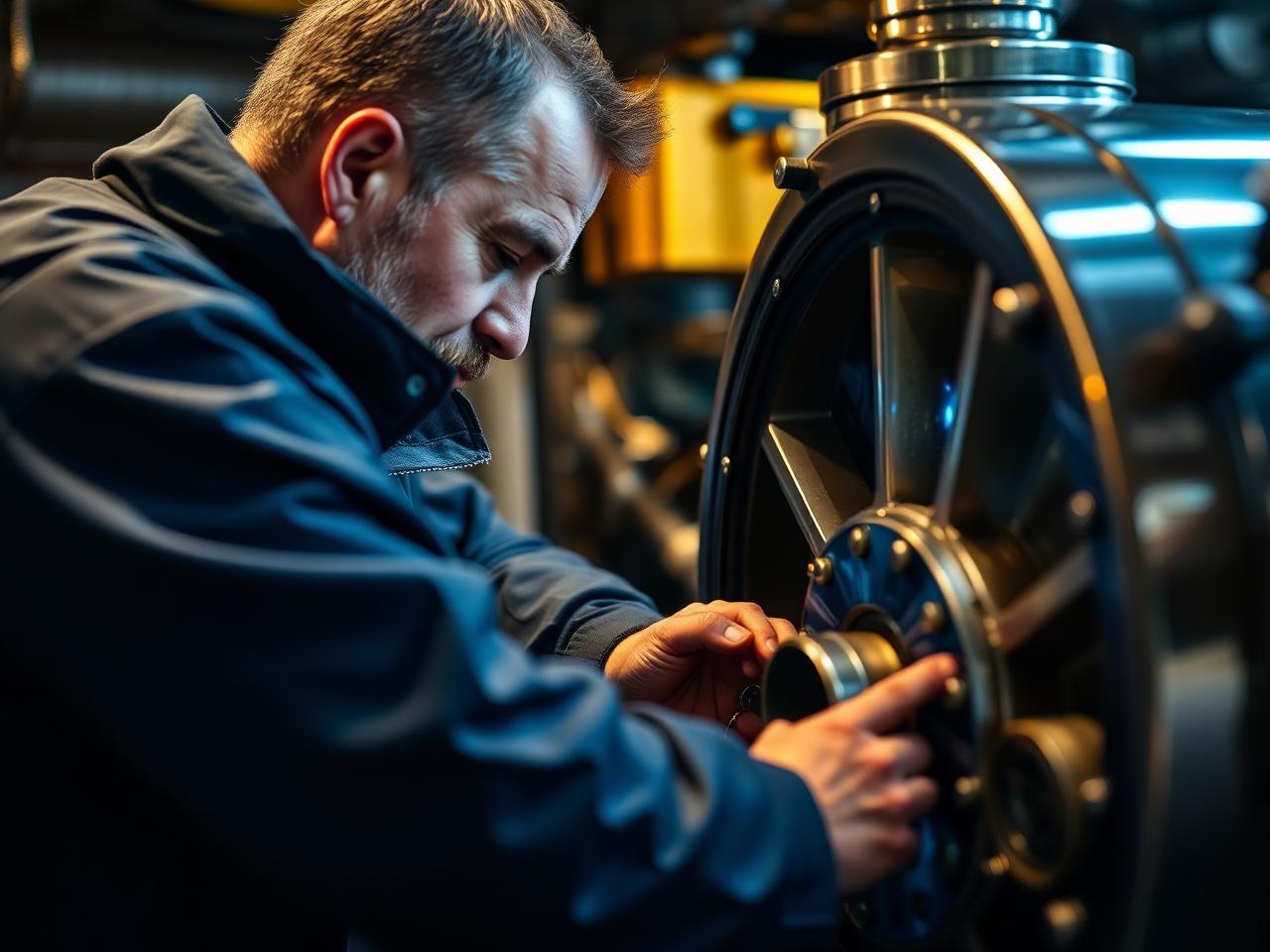 Engineer at work